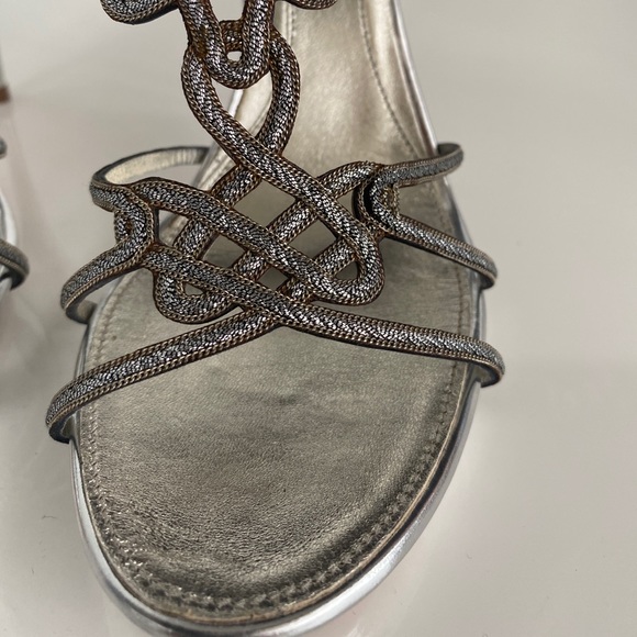 Alexander McQueen Open Toe Celtic Knot Heels 36 - Picture 6 of 12